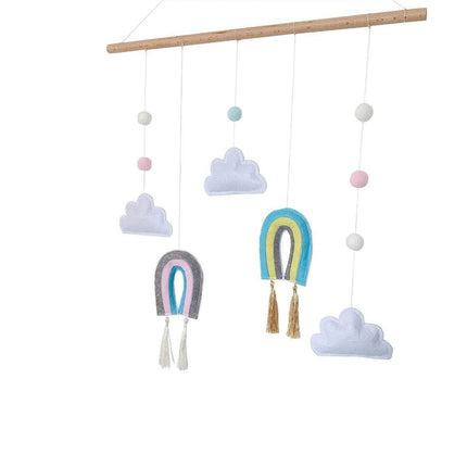 Nordic Cloud Macrame Rainbow Wall Nursery Decor - Nursery Decor - Nursery Ready - Mad Fly Essentials