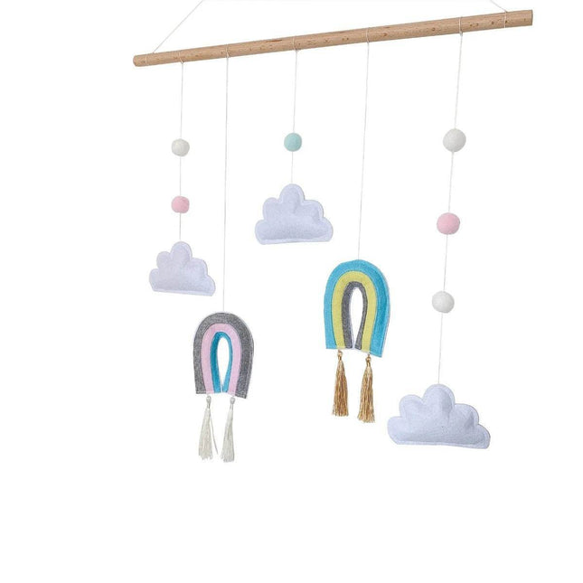 Nordic Cloud Macrame Rainbow Wall Nursery Decor - Nursery Decor - Nursery Ready - Mad Fly Essentials