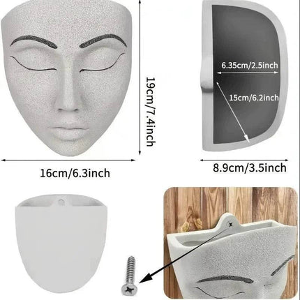 Nordic Face Flower Pot Garden Wall Planter - Mad Fly Essentials