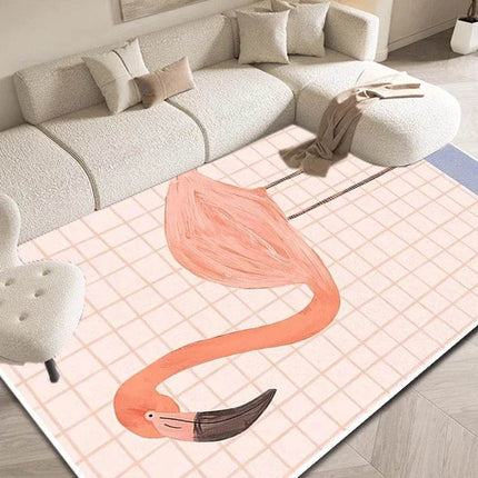 Nordic Leopard Cat Animal Living Area Rug - Area Rug - Facaishu - Mad Fly Essentials