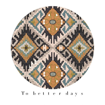 Nordic Round Bedroom Retro Area Rug - Area Rug - Essential Rugs - Mad Fly Essentials