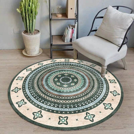 Nordic Round Bedroom Retro Area Rug - Area Rug - Essential Rugs - Mad Fly Essentials