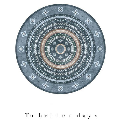 Nordic Round Bedroom Retro Area Rug - Area Rug - Essential Rugs - Mad Fly Essentials