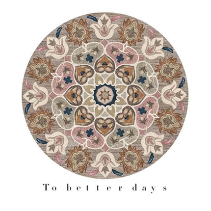 Nordic Round Bedroom Retro Area Rug - Area Rug - Essential Rugs - Mad Fly Essentials