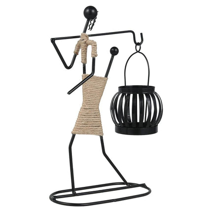 Nordic Rustic Candle Holder Figurine - Figurine - Candelero - Mad Fly Essentials