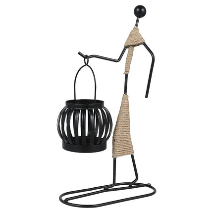 Nordic Rustic Candle Holder Figurine - Figurine - Candelero - Mad Fly Essentials
