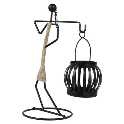 Nordic Rustic Candle Holder Figurine - Figurine - Candelero - Mad Fly Essentials