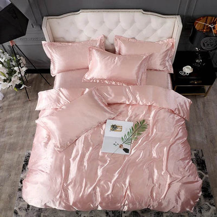 Nordic Style Rayon Solid Bedding Duvet Set - Duvet Set - Nordic Creations - Mad Fly Essentials