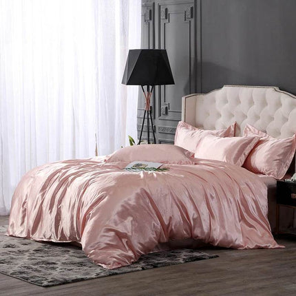 Nordic Style Rayon Solid Duvet Bedding Sets - Mad Fly Essentials