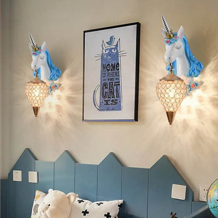 Nordic Unicorn Resin LED Wall Sconce – Mad Fly Essentials