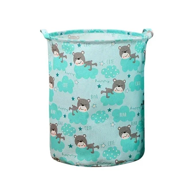 Nursery Decor Foldable Laundry Basket Cartoon Hamper - Nursery Decor - KINGONEDOM - Mad Fly Essentials