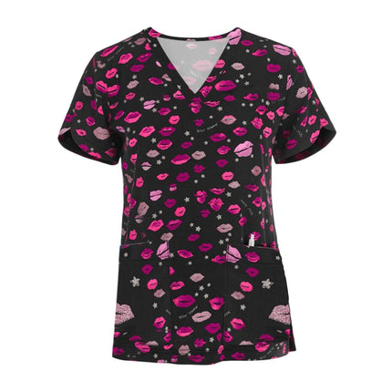 Nursing Scrub Women Animal Sea-Horse Clinic Uniform Scrubs - Nursing Scrub - Hennar - Mad Fly Essentials