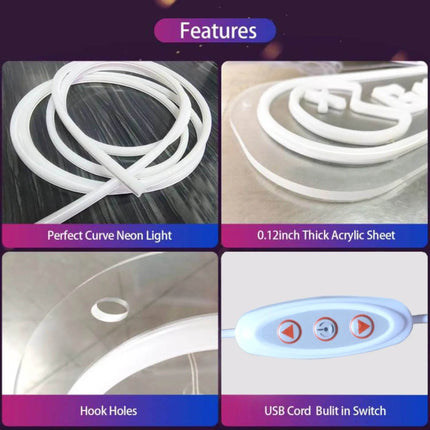 Ocean World Porthole Neon Sign LED Night Light - LED Night Light - LED FAIRY - Mad Fly Essentials