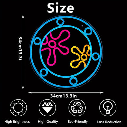 LED Fairy Ocean World Porthole Neon Light Signs - Mad Fly Essentials