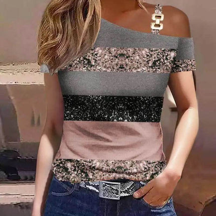 Off - Shoulder Short Summer Casual Women Blouse - Women Blouse - INPETAL - Mad Fly Essentials