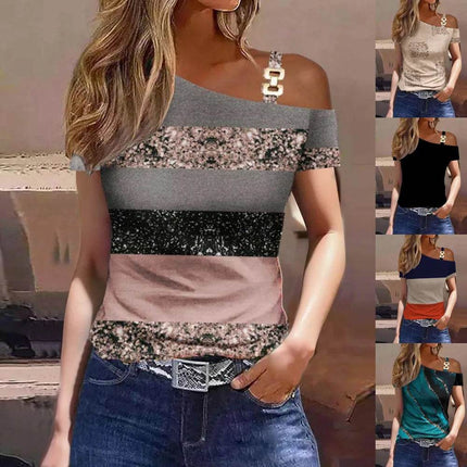 Off - Shoulder Short Summer Casual Women Blouse - Women Blouse - INPETAL - Mad Fly Essentials