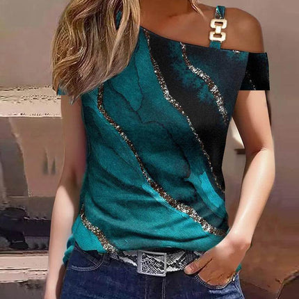 Off - Shoulder Short Summer Casual Women Blouse - Women Blouse - INPETAL - Mad Fly Essentials