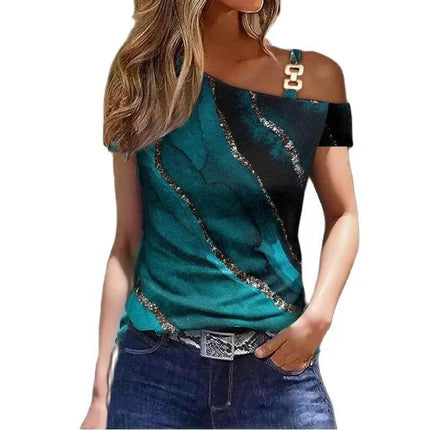 Off-Shoulder Short Casual Women Blouse - Mad Fly Essentials