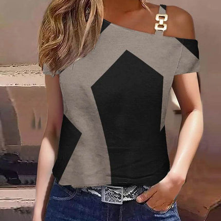 Off - Shoulder Short Summer Casual Women Blouse - Women Blouse - INPETAL - Mad Fly Essentials