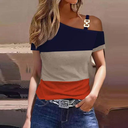 Off - Shoulder Short Summer Casual Women Blouse - Women Blouse - INPETAL - Mad Fly Essentials
