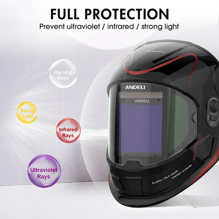 OPTICAL ANDELI MASK Auto Helmet Welding Mask - Welding Mask - ANDELI - Mad Fly Essentials