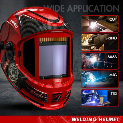 OPTICAL ANDELI Auto Helmet Welding MASK - Mad Fly Essentials