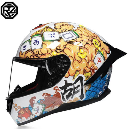 Orz full Face DOT Tribal Motorcycle Helmet - Motorcycle Helmet - ORZ Helmets - Mad Fly Essentials
