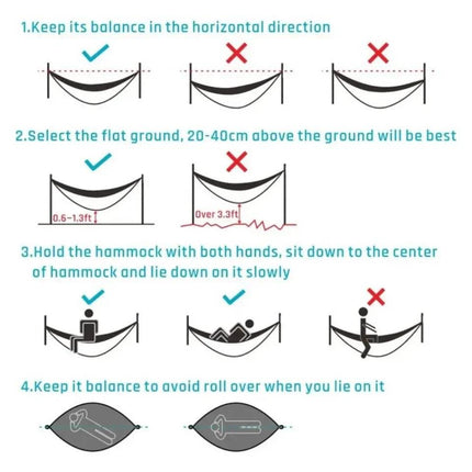 Camping Hammock With Mosquito Net Outdoor Home Essentials - Home Essentials - DUTRIEUX - Mad Fly Essentials