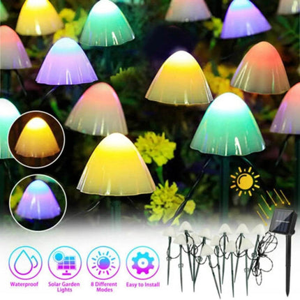 Outdoor Solar Mushroom LED Garden Light - LED Garden Light - LED FAIRY - Mad Fly Essentials
