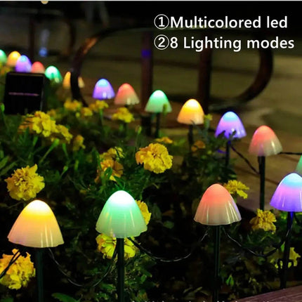 Outdoor Solar Mushroom LED Garden Light - LED Garden Light - LED FAIRY - Mad Fly Essentials