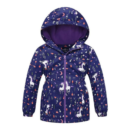 Outerwear Girl Unicorn Detachable Hood Winter Jacket - Outerwear - SGSKIDS - Mad Fly Essentials