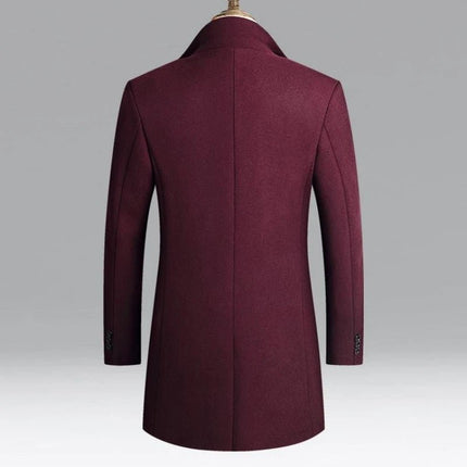 Outerwear Men Fashion Business Woolen Trench Parka - Outerwear - James Wangking - Mad Fly Essentials