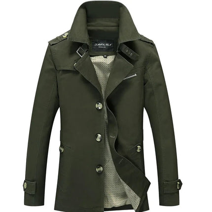 Outerwear Men Long Trench Style S-5XL Winter Parka - Outerwear - Tikalia - Mad Fly Essentials