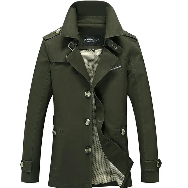 Outerwear Men Long Trench Style S-5XL Winter Parka - Outerwear - Tikalia - Mad Fly Essentials