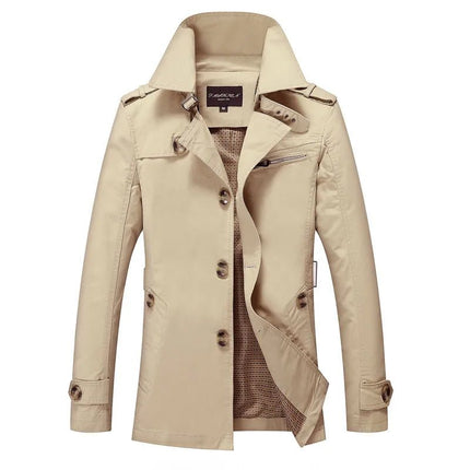 Outerwear Men Long Trench Style S-5XL Winter Parka - Outerwear - Tikalia - Mad Fly Essentials