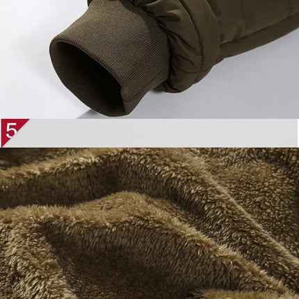 Outerwear Men Windproof Winter Fur Collar Parka - Outerwear - CXZD - Mad Fly Essentials