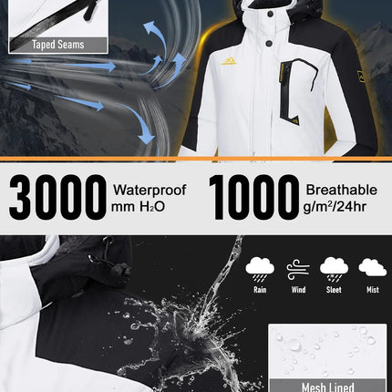 Outerwear Ski Snowboard Thermal Fleece Winter Women Parka - Outerwear - TACVASEN - Mad Fly Essentials