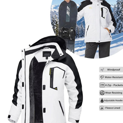 Outerwear Ski Snowboard Thermal Fleece Winter Women Parka - Outerwear - TACVASEN - Mad Fly Essentials