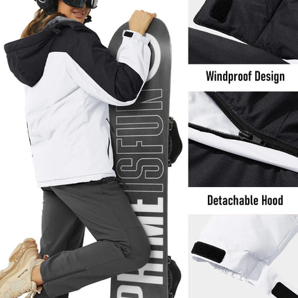 Outerwear Ski Snowboard Thermal Fleece Winter Women Parka - Outerwear - TACVASEN - Mad Fly Essentials