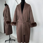 Coffee Long Overcoat