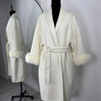 White Long Overcoat