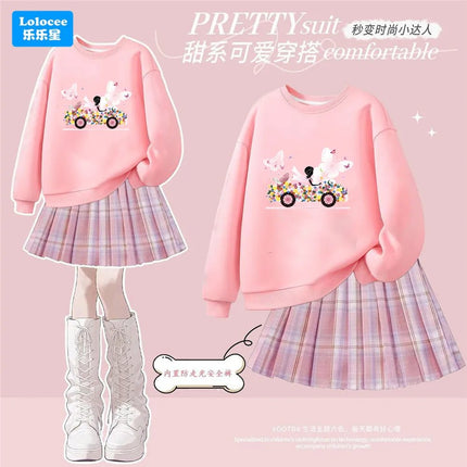 Outfit Set Baby Girl Heart Valentine Tennis Skirt - Outfit Set - Lolocee - Mad Fly Essentials