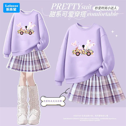 Outfit Set Baby Girl Heart Valentine Tennis Skirt - Outfit Set - Lolocee - Mad Fly Essentials