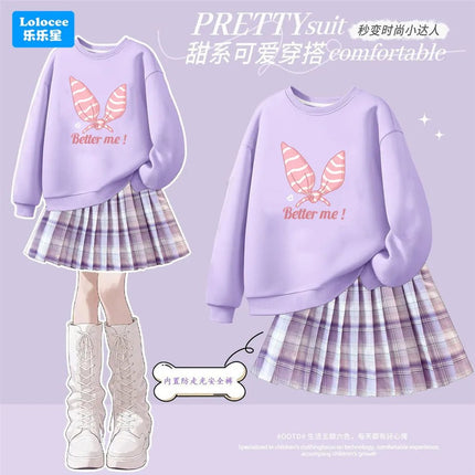 Outfit Set Baby Girl Heart Valentine Tennis Skirt - Outfit Set - Lolocee - Mad Fly Essentials
