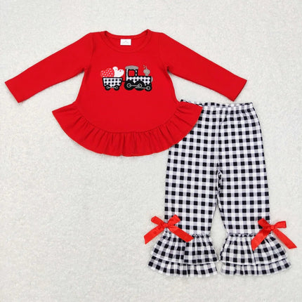 Outfit Set Baby Girl Long Cow Animal Funny Striped Outfit - Outfit Set - ABaby - Mad Fly Essentials