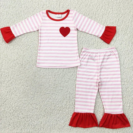 Outfit Set Baby Girl Long Cow Animal Funny Striped Outfit - Outfit Set - ABaby - Mad Fly Essentials