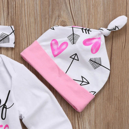 Outfit Set Baby Girl Princess Has Arrived Romper Set - Outfit Set - Bibihou - Mad Fly Essentials