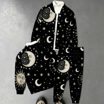 Outfit Set Girl 2pc Sun Moon Long Fashion Set - Pajama Set - A&J DESIGN - Mad Fly Essentials