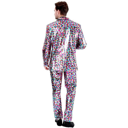 Outfit Set Men Metallic Funny Jacket Party Blazer - Outfit Set - DISFRAZ - Mad Fly Essentials