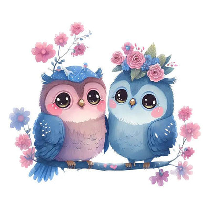 Owl Love Birds 3D Wall Sticker - 3D Wall Sticker - ZOOYOO - Mad Fly Essentials